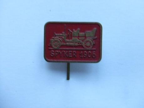 speldje spyker 1906 oltimer rood